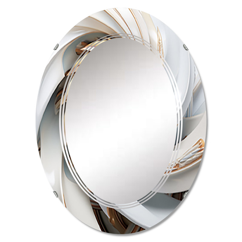 Zeliha - Modern Wall Mirror Oval, 30 po x 20 po