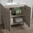 Jasso 32 " W Freestanding Standard 1 Single Vanity Bathroom Vanity With Ceramic Top-130657536