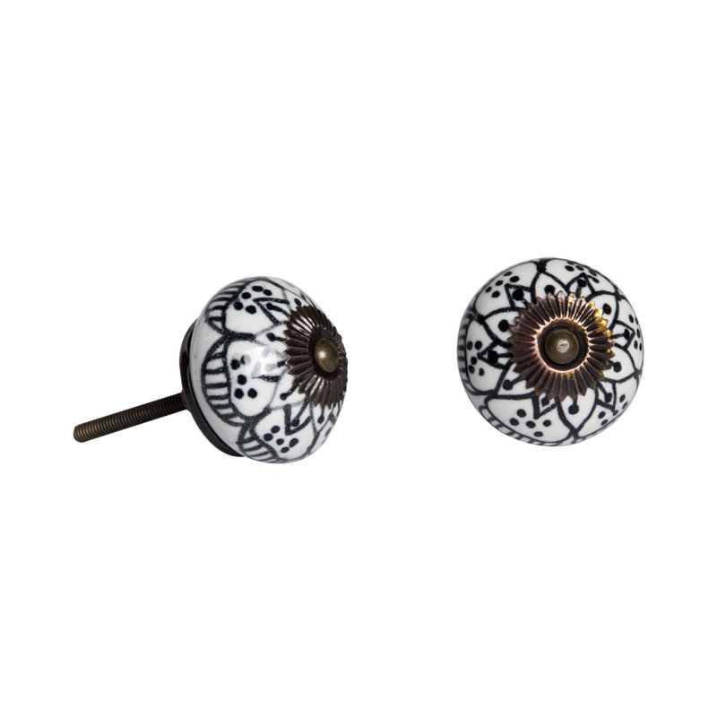 Handpainted Round Knob