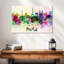 «Paris Skyline Colors» sur impression sur toile-1514945175