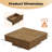 35.3 Inch Solid Wood Square Coffee Table With 2 Drawers, Handcrafted Ash & Oak Fluted Design-617981559-617981556