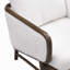 Chaise d'appoint en tissu Sherpa