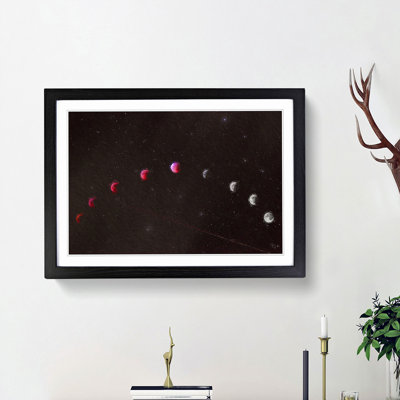 Lunar Eclipse - Picture Frame Painting Print