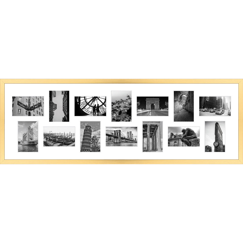 Larenz Collage Picture Frame, Gold