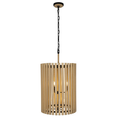Luminaire suspendu cylindrique à 6 lumières Giobbe