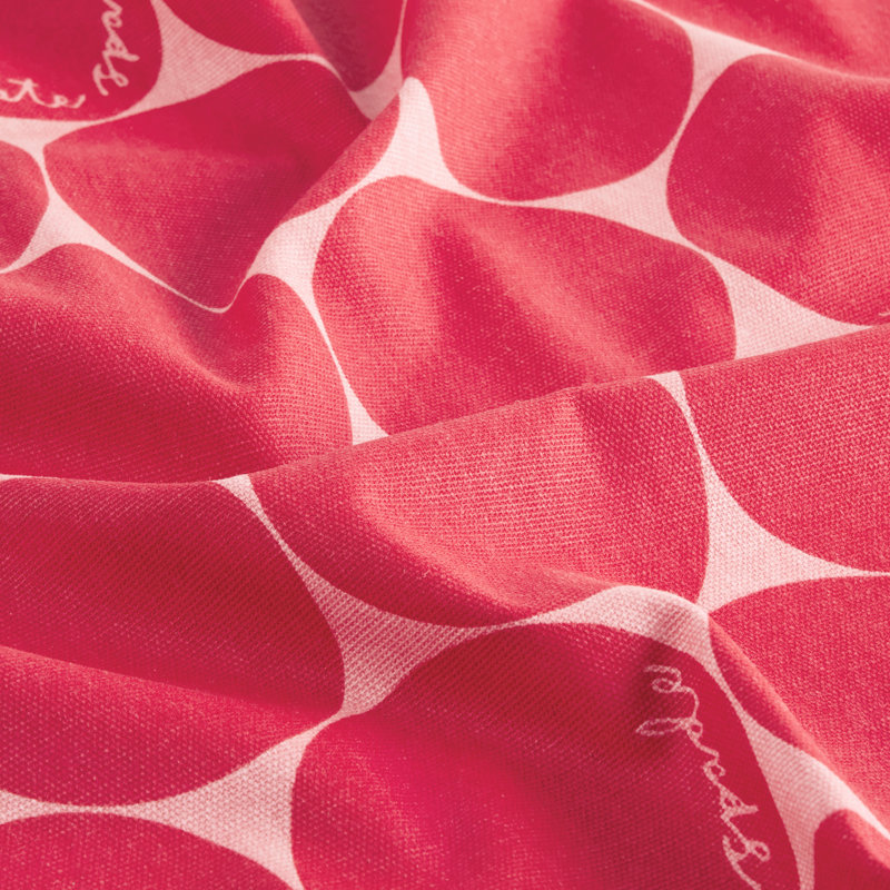 Loop And Dot 100% Cotton Square, Pink Blush