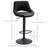 Kadaysha Swivel Upholstered Adjustable Height Counter Stool with Metal Frame-1098845285