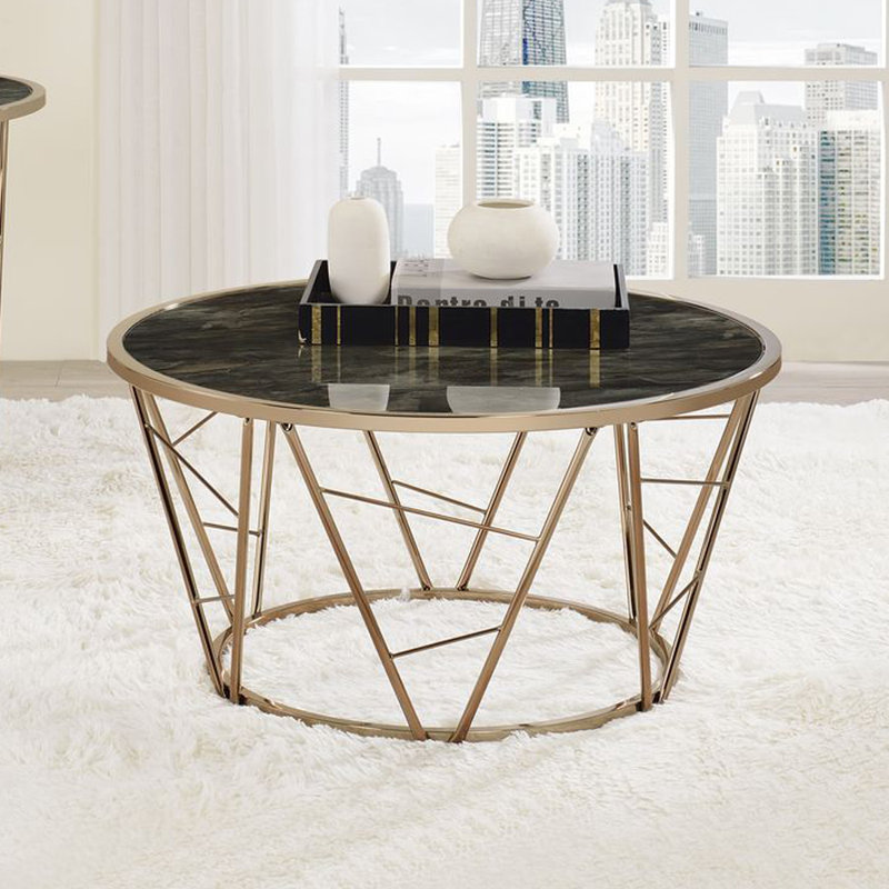 Heder Glass Top Coffee Table