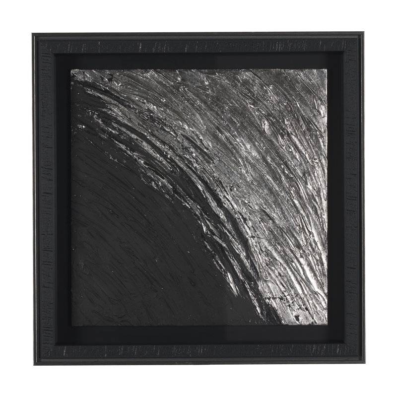 «Wave Reflections I» par Morgan McLaren, reproduction d'art encadrée sous verre, Réflexions ondulées I