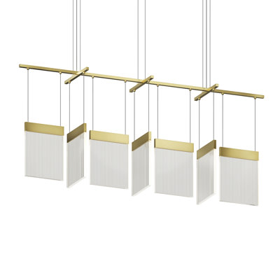 V Panels 7 - Light LED Pendant