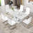 Table and chair set.Modern Simple Marble Pattern-1586687997-1586687998-1586687993