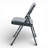 Bernadine Vinyl Triple Brace Folding Chair-1389836399