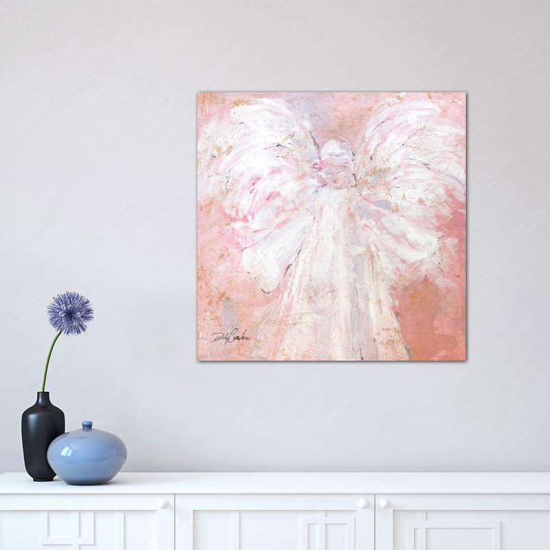 Under My Wings by Debi Coules - Wrapped Canvas Painting, 45.72 cm H x 45.72 cm W x 3.175 cm D