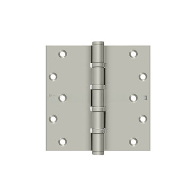 Charnières carrées 6 "x 6" Deltana DSB66BB15 en nickel brossé