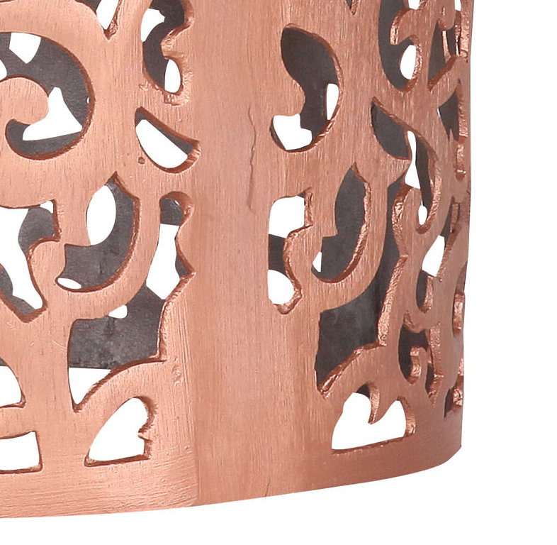 Hull Drum End Table, Copper