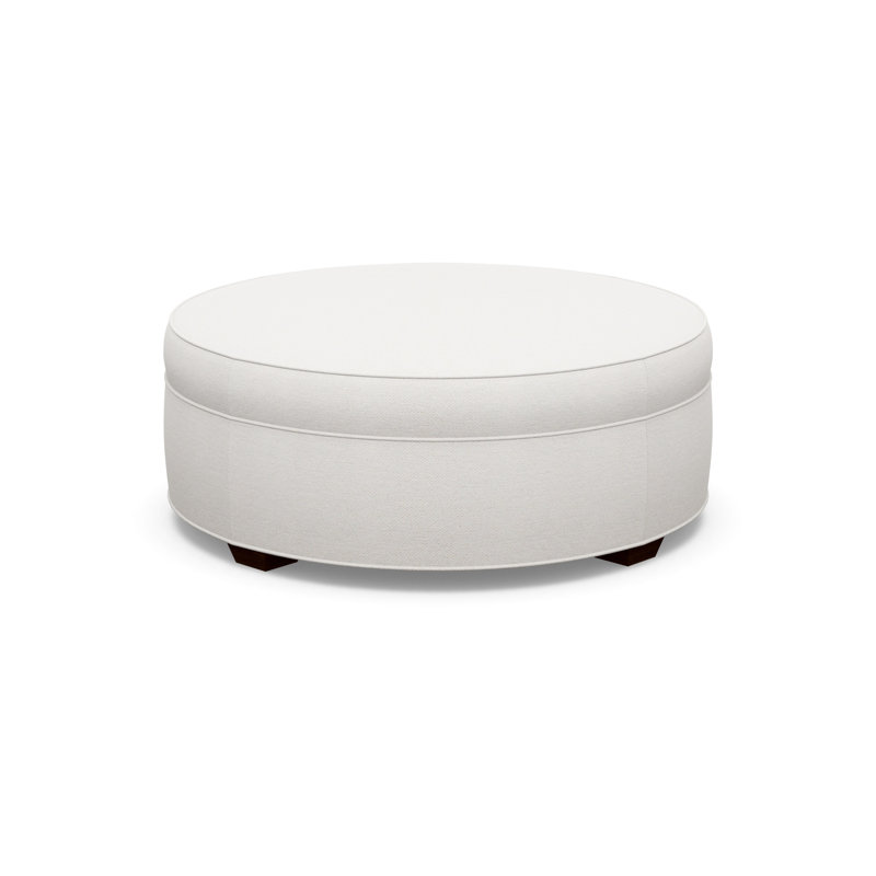 Round Ottoman, 3906-99, Walnut