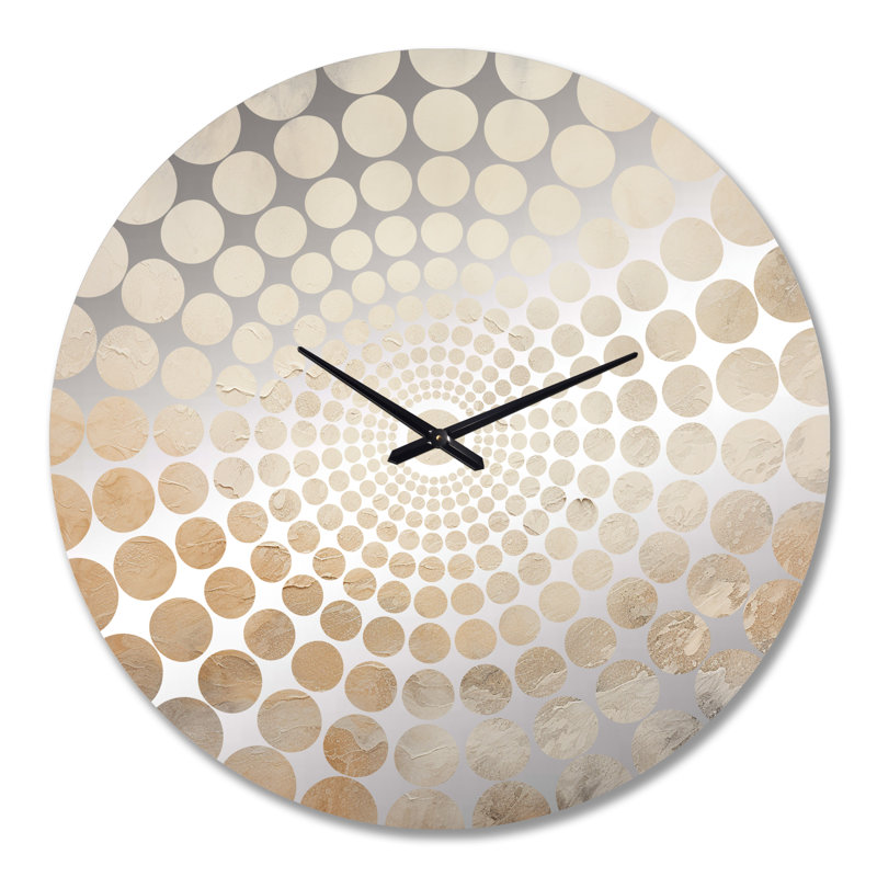 Gallier - Horloge murale abstraite en marbre, Grand