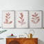 Red Leaf I - Toile tendue avec châssis sur mesure - 3 pièces-1198981841-1198981850