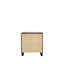 Table de chevet finition gris clair