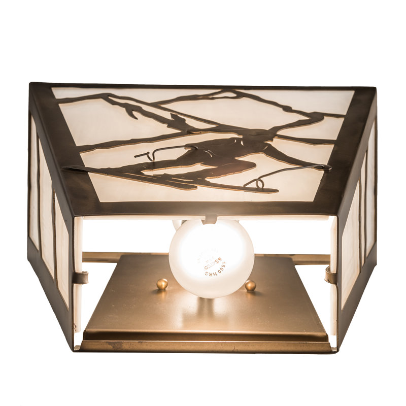 Rustic Lodge 2 - Light Flush Mounted Sconce