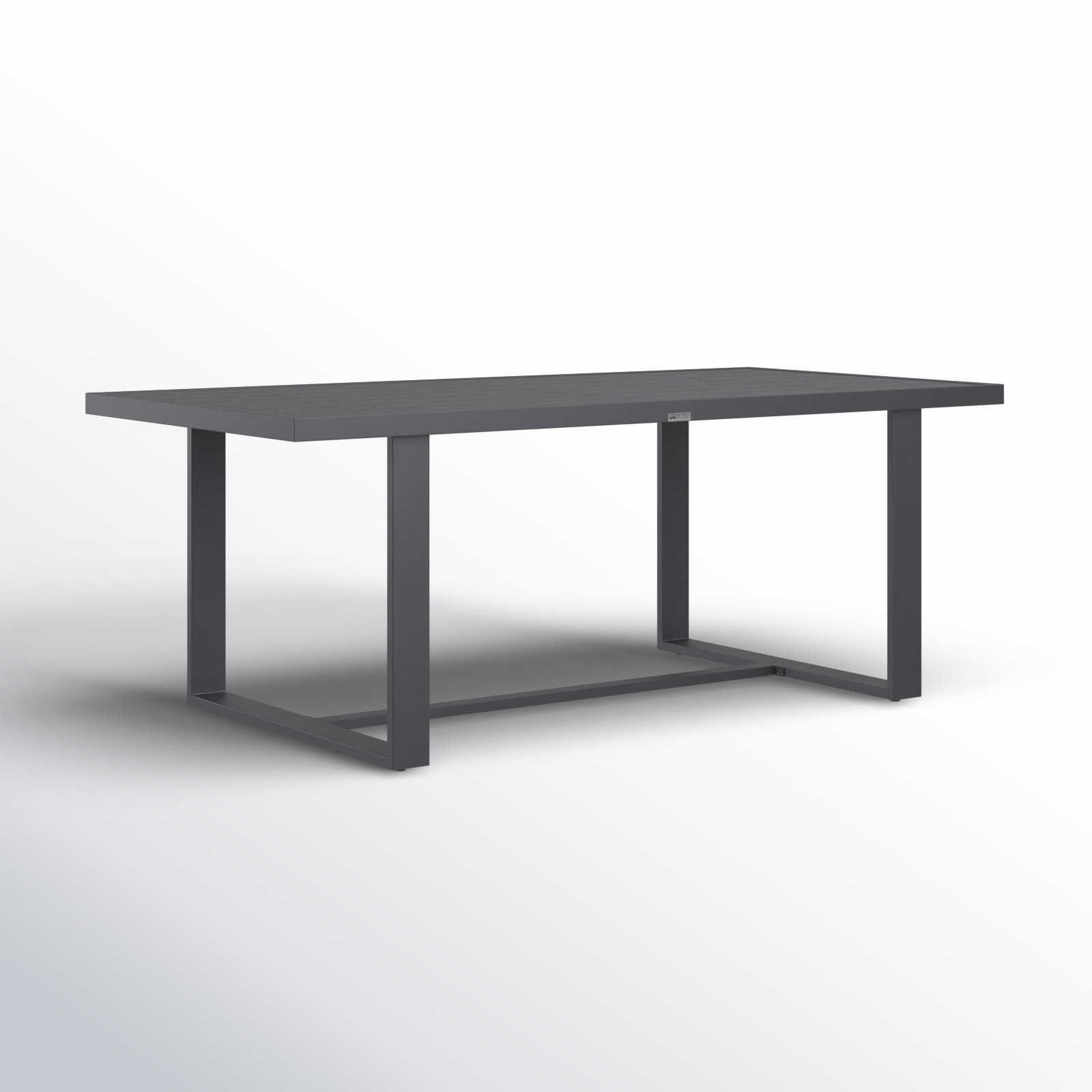 Scotia 79" Patio Dining Table, Gray