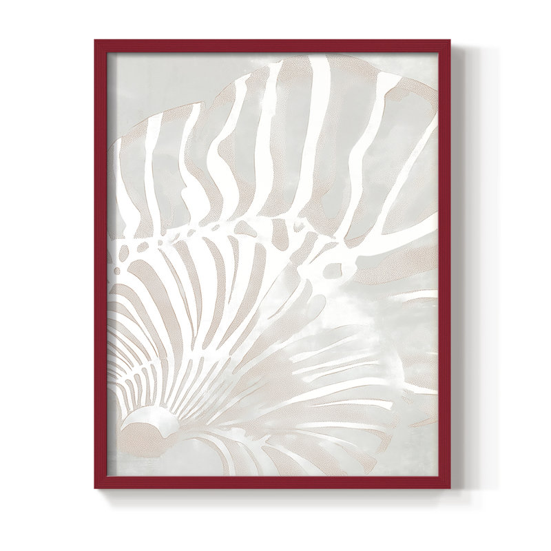 "NAUTICAL Series XXIII", H 30 po x l 24 po, Rouge
