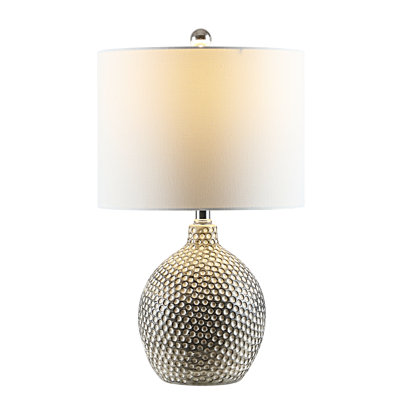 Lampe standard argentée 19 "Orsa Avalene