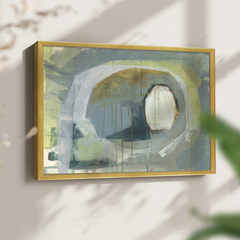 Blue Nest II -Framed Print - Restickable, 22'' H x 28'' W