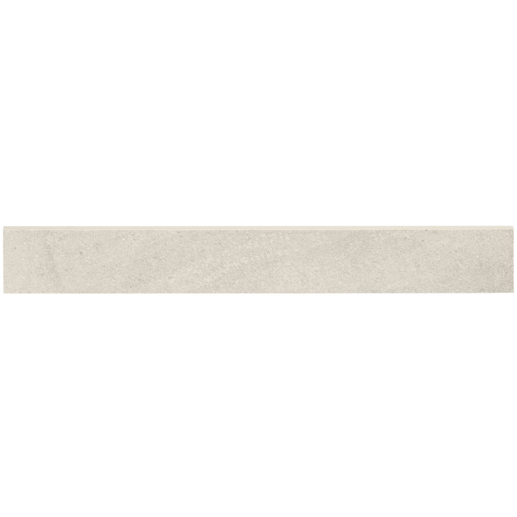 Dominion 3.14 in. x 23.62 in. Matte Limestone Look Porcelain Bullnose Trim