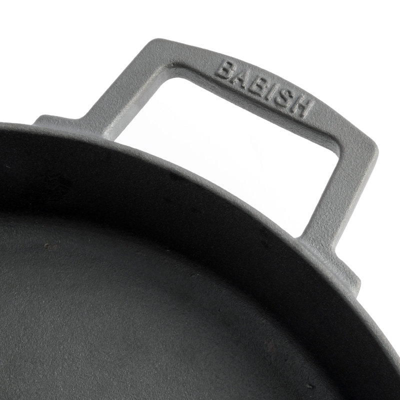 Babish 13-Inch Pre-Seasoned Cast Iron Everyday Pan