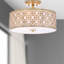 Chalea Fabric Semi Flush Mount-22789277
