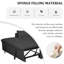 61-Inch Large-Size Living Room/Bedroom Fabric Sofa Bed Combination, Reinforced Iron Frame, Storage Pocke On Both Sides, Adjustable Backrest.-1763231569