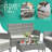 Rifiki 4 - Person Patio Conversation Set with Cushions-295038553-295489041