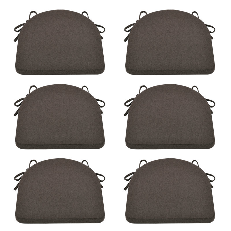 Coussin de chaise d'intérieur, Brun foncé
