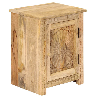 Gisselle 40cm W Solid Wood Bedside Table