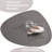 Leather/Faux Leather Solid Colour Triangle Placemat-93492209