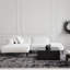 Abrienne Soft Shiny Modern Black/Grey Rug-46596714