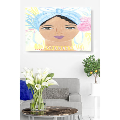 Boho V Lady, Bohemian, Blush, Earrings, Face, Woman, Headband, Pink, Mint Green, Cream, Tan, Yellow, Black