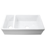 Island 35.5'' L Double Basin Kitchen Sink
