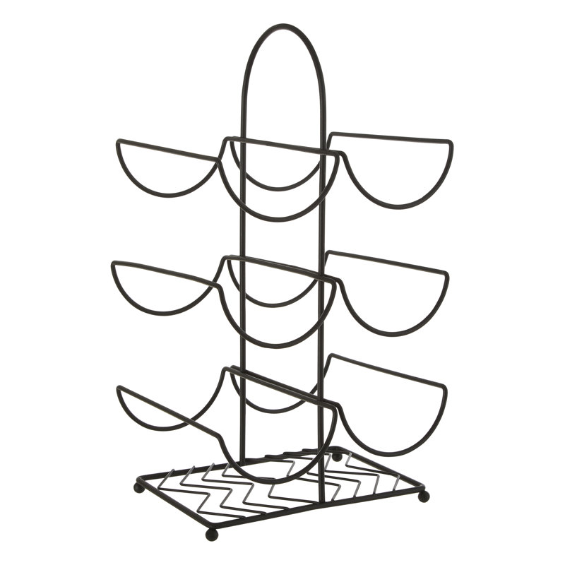 Mattingly Tabletop Wine Bottle Rack in Black