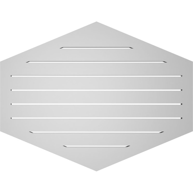 Pente verticale verticale en uréthane 5 pi, H 28 po x l 36 po x P 1,5 po