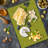 Ambesonne Scallop Cutting Board Large Size Snail Shells Sea Fern Art Khaki Multicolor