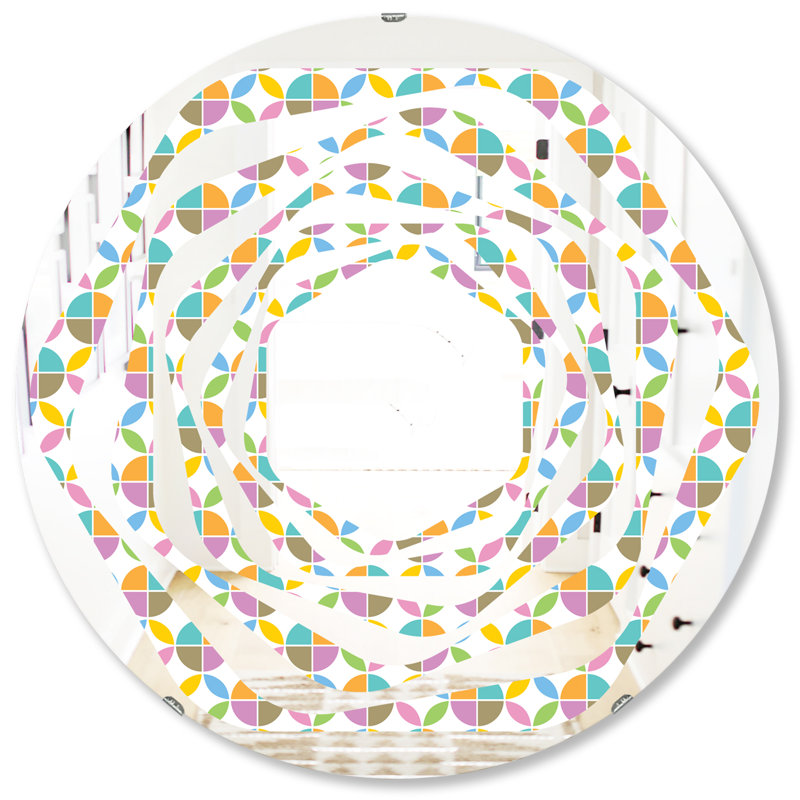 Miroir mural Whirl, H 31,5 po x l po