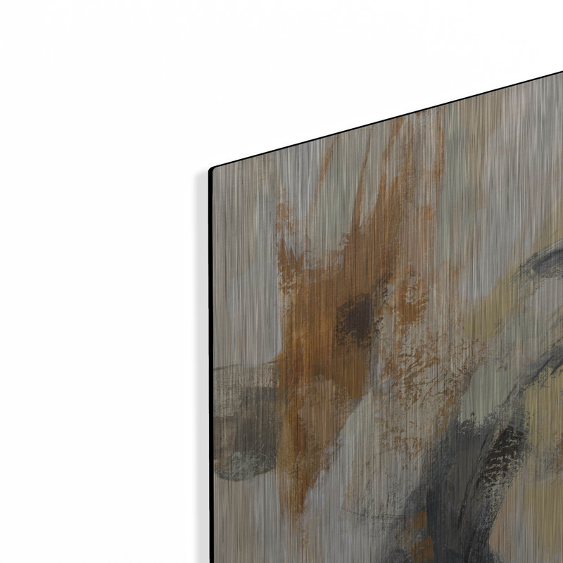  «Kyoto Morning» par Silvia Vassileva, art mural en métal, 24 po x 24 po, H 24 po x l 24 po