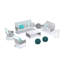 BASKET - Coffee Table - Mat Grey Frame - Marble Top