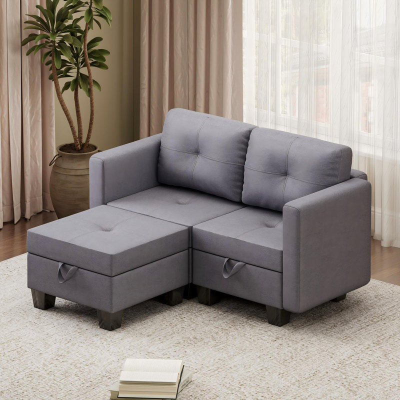 Fabric Corner Sofa, 2