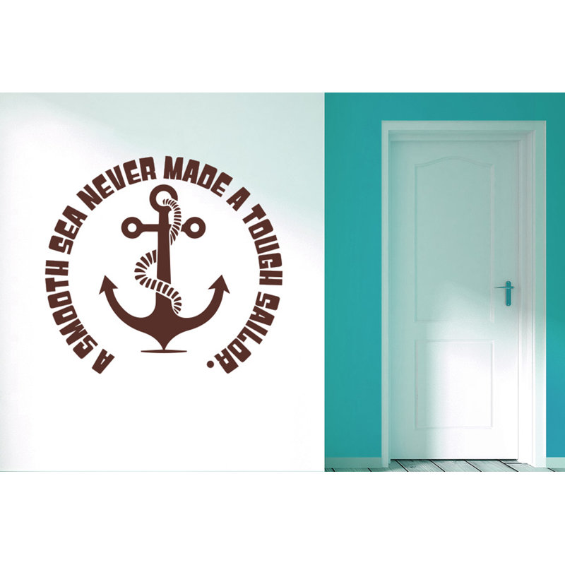 Nautical & Beach Wall Decal, Brown