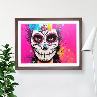 Sugar Skull Woman Vol.1 - Single Picture Frame Print