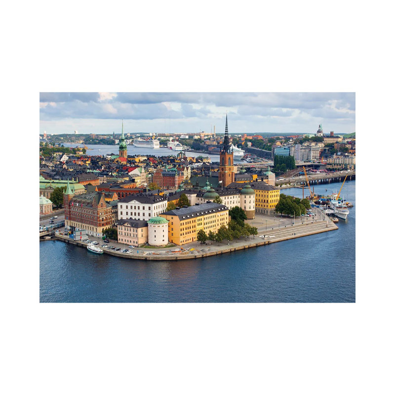 Stockholm Sweden by Paul Rommer - Gallery-Wrapped Canvas Giclée on Canvas, No Frame, 20.32 cm H x 30.48 cm W