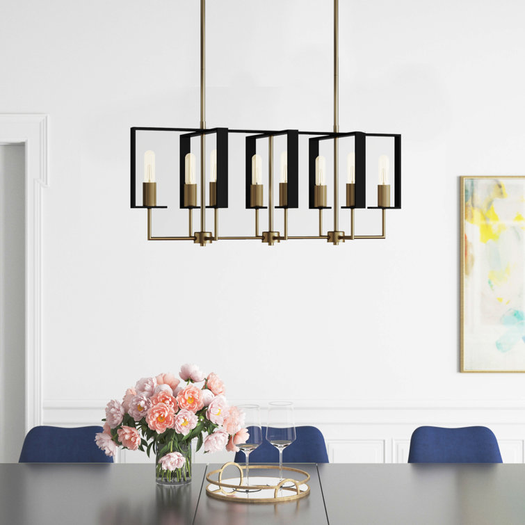 Luka 8 - Light Kitchen Island Rectangle Pendant (Missing Pieces )